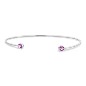 0.43CT, Pink Quartz Bracelet (BC163BQS)