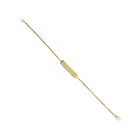 14k Yellow Gold - Signature ID Bracelet (Customizable)