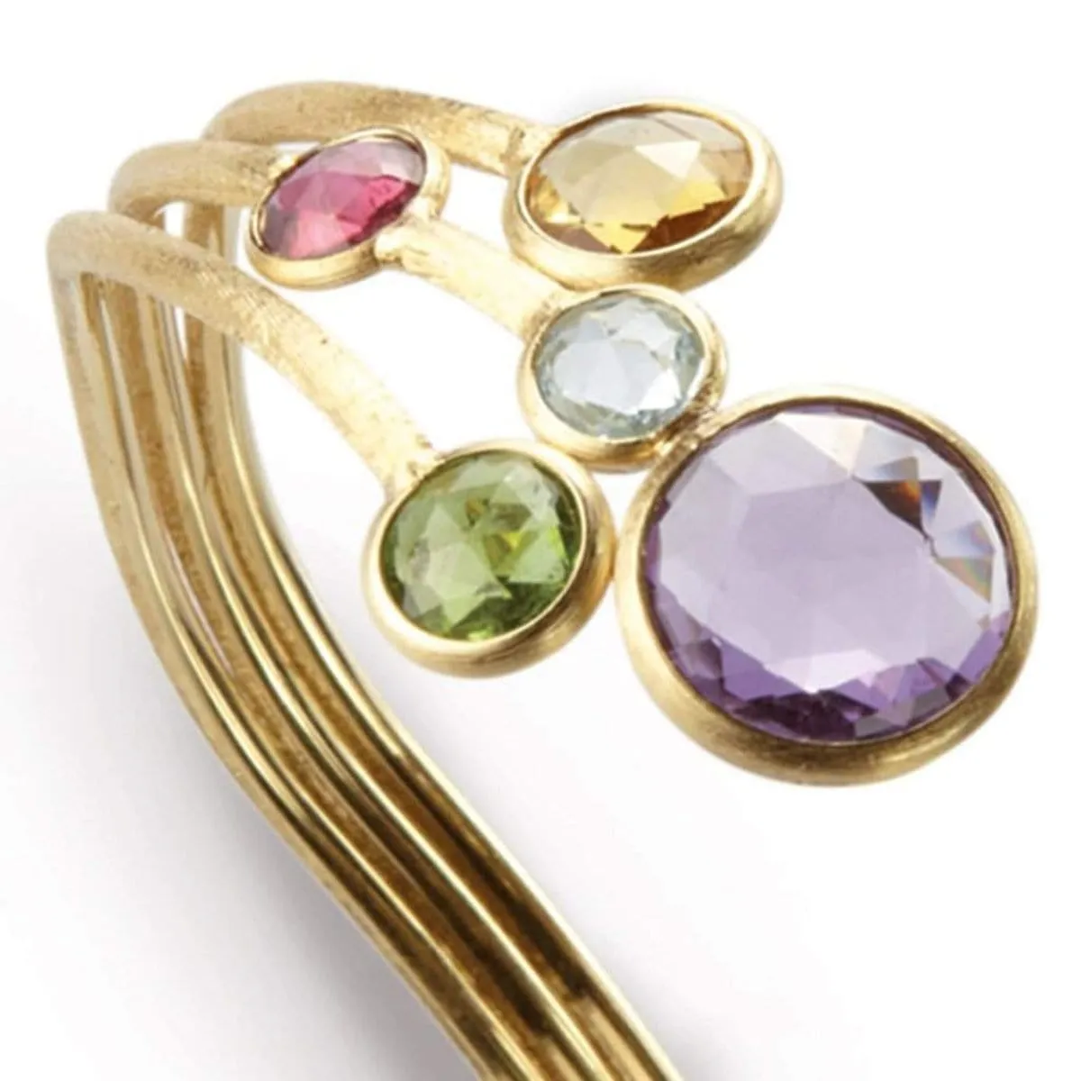 18K Jaipur Mixed Gemstone Bangle - SB51 MIX01 Y