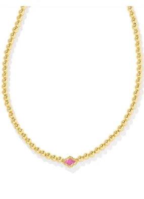 Abbie Beaded Necklace Gold Azalea Illusion by Kendra Scott