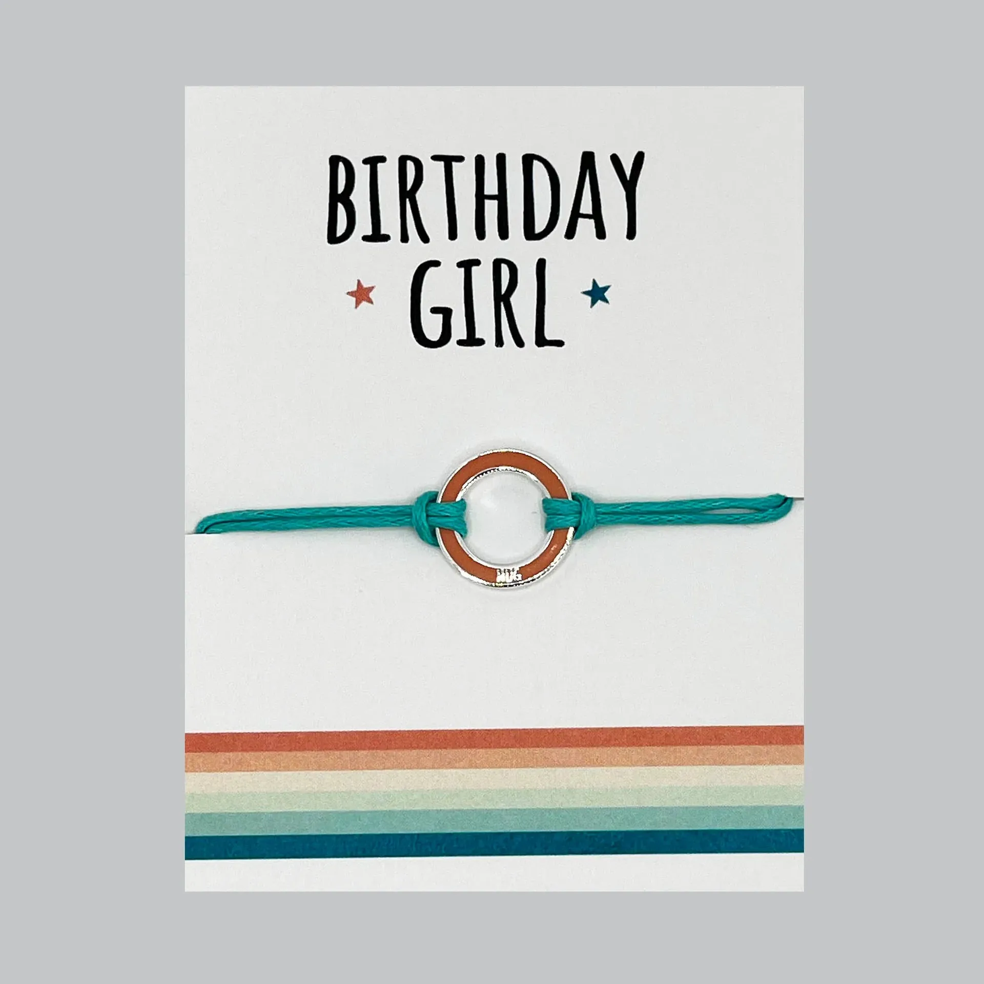 Birthday girl charm bracelet