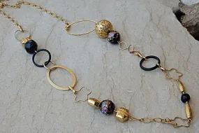 Black onyx necklace
