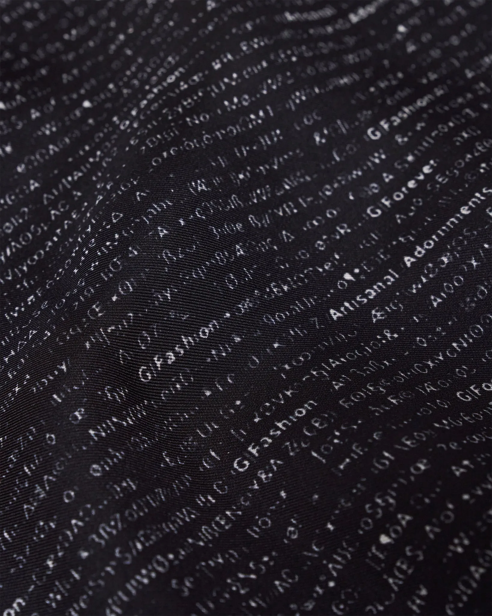 Black silk rectangle