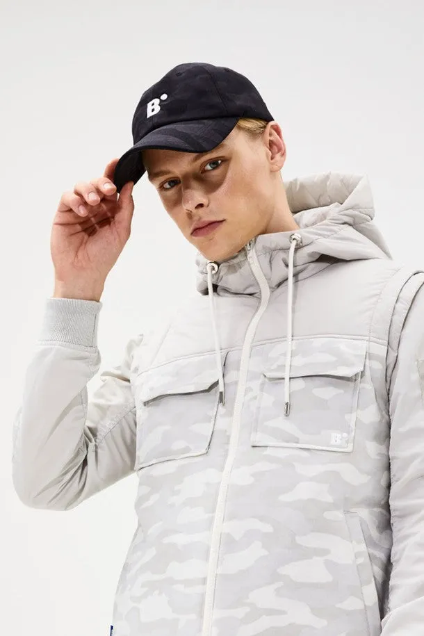 [BLUDOT] CAMO JERSEY BALL CAP_BK
