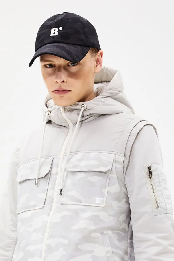 [BLUDOT] CAMO JERSEY BALL CAP_BK