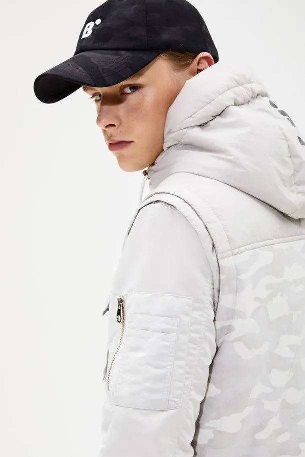 [BLUDOT] CAMO JERSEY BALL CAP_BK
