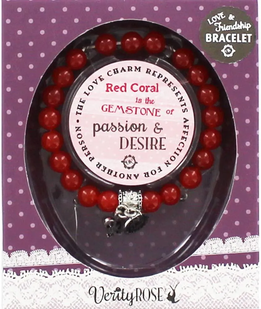 Bracelet - Red Coral - (Love and Friendship Bracelet)