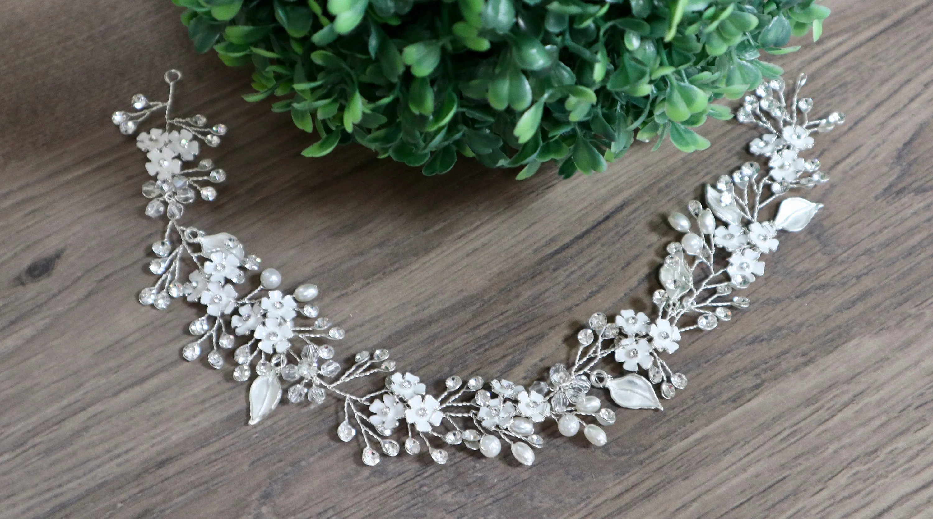 Bridal hair vine Bridal hair piece Rose Gold Bridal headpiece Bridal hair comb Wedding hair comb Wedding hair piece Rose Gold hair vine