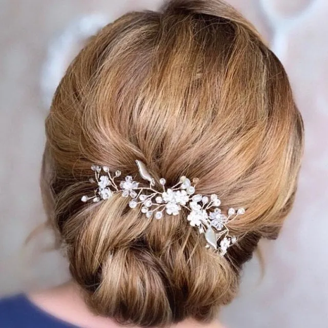 Bridal hair vine Bridal hair piece Rose Gold Bridal headpiece Bridal hair comb Wedding hair comb Wedding hair piece Rose Gold hair vine