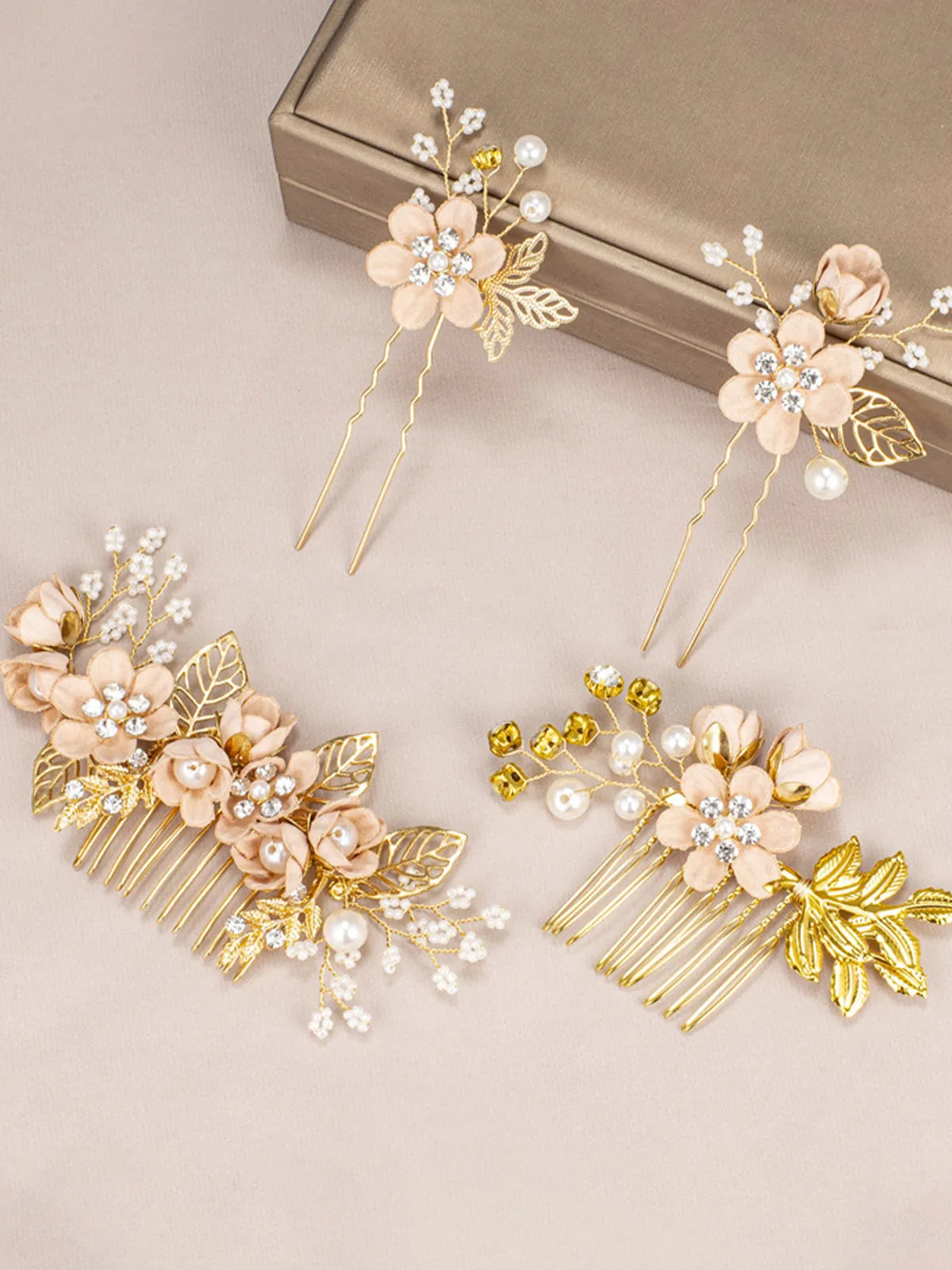 Bridal Haircomb HariPin Set