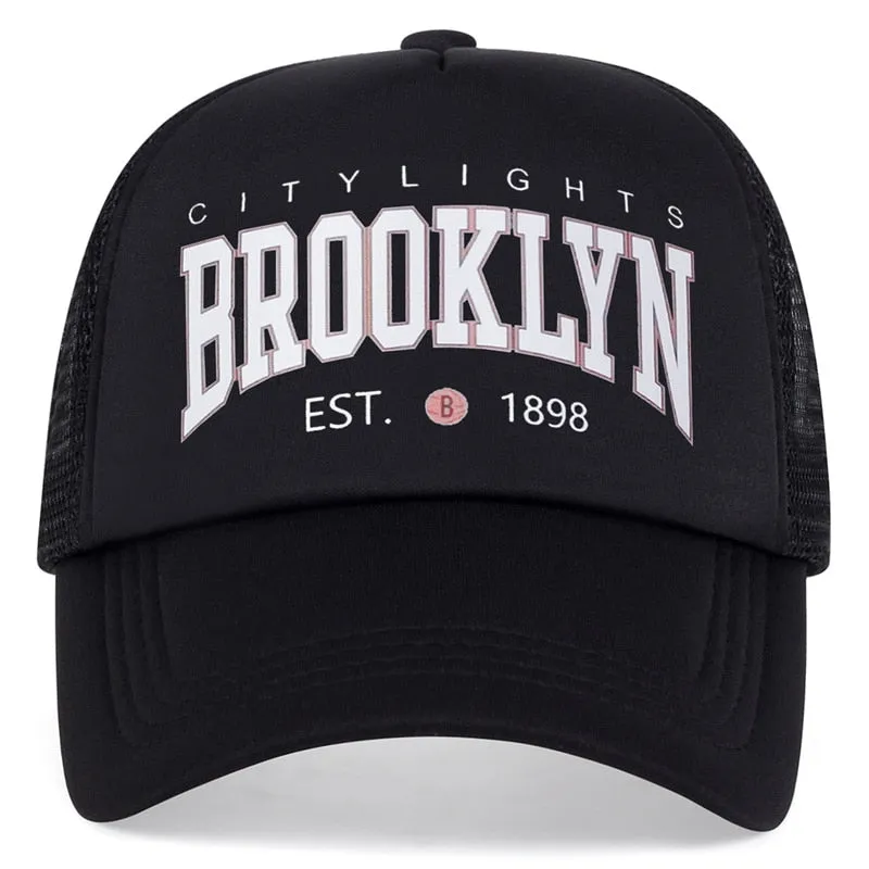 Brooklyn Women's Cap For Male Men's Baseball Cap Top Kpop Sports truck caap hats