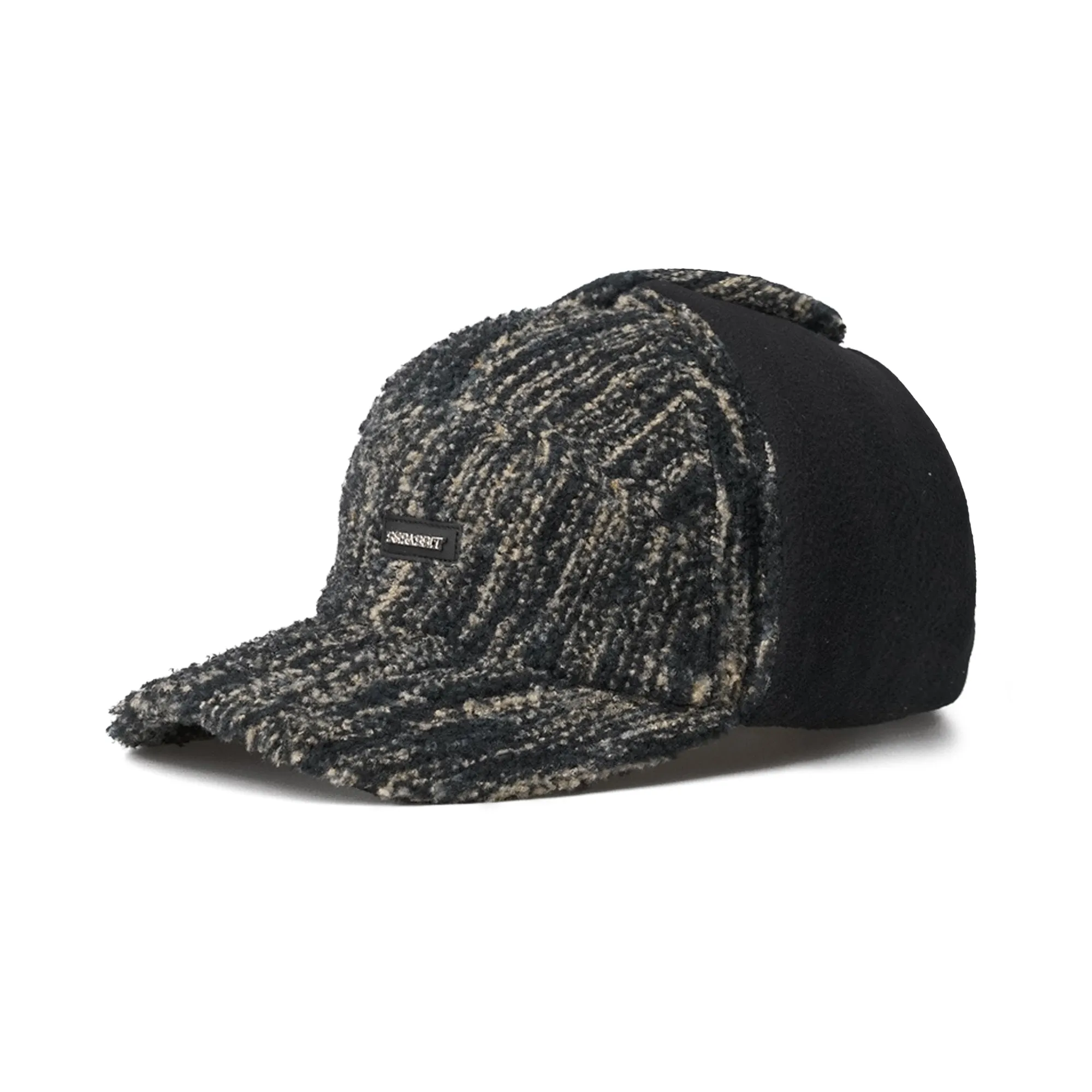 BSRABBIT EARFLAP HAT MULTI GREEN