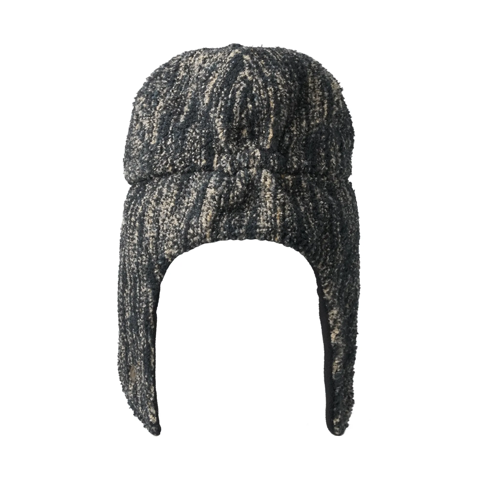 BSRABBIT EARFLAP HAT MULTI GREEN