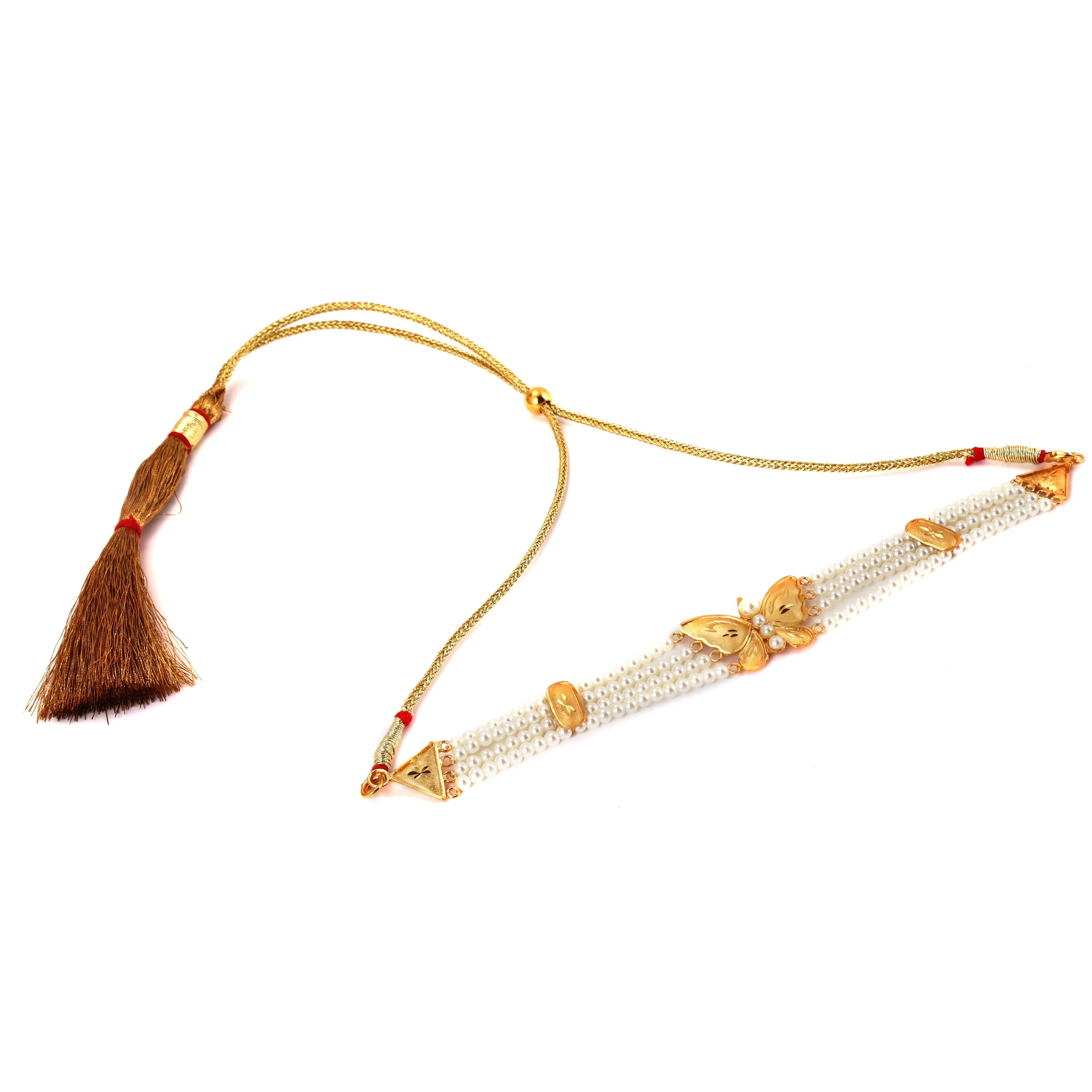 Butterfly Beaded Choker Set