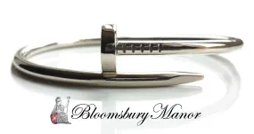 Cartier Juste un Clou Bangle in 18k White Gold, Size 17