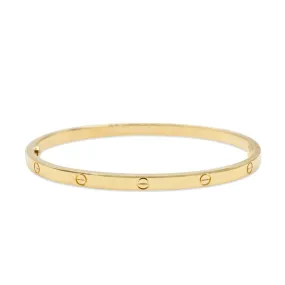 Cartier Love Bangle Size 17 - 18ct Yellow Gold