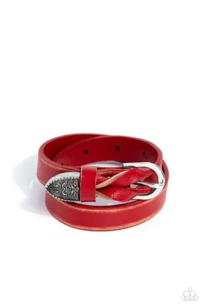 Coat of Arms Couture - Red Bracelet