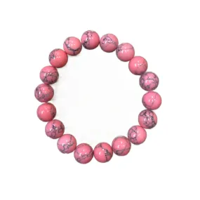 Coral Magnesite 10mm Bracelet