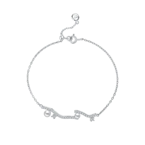Coral Pave Bracelet