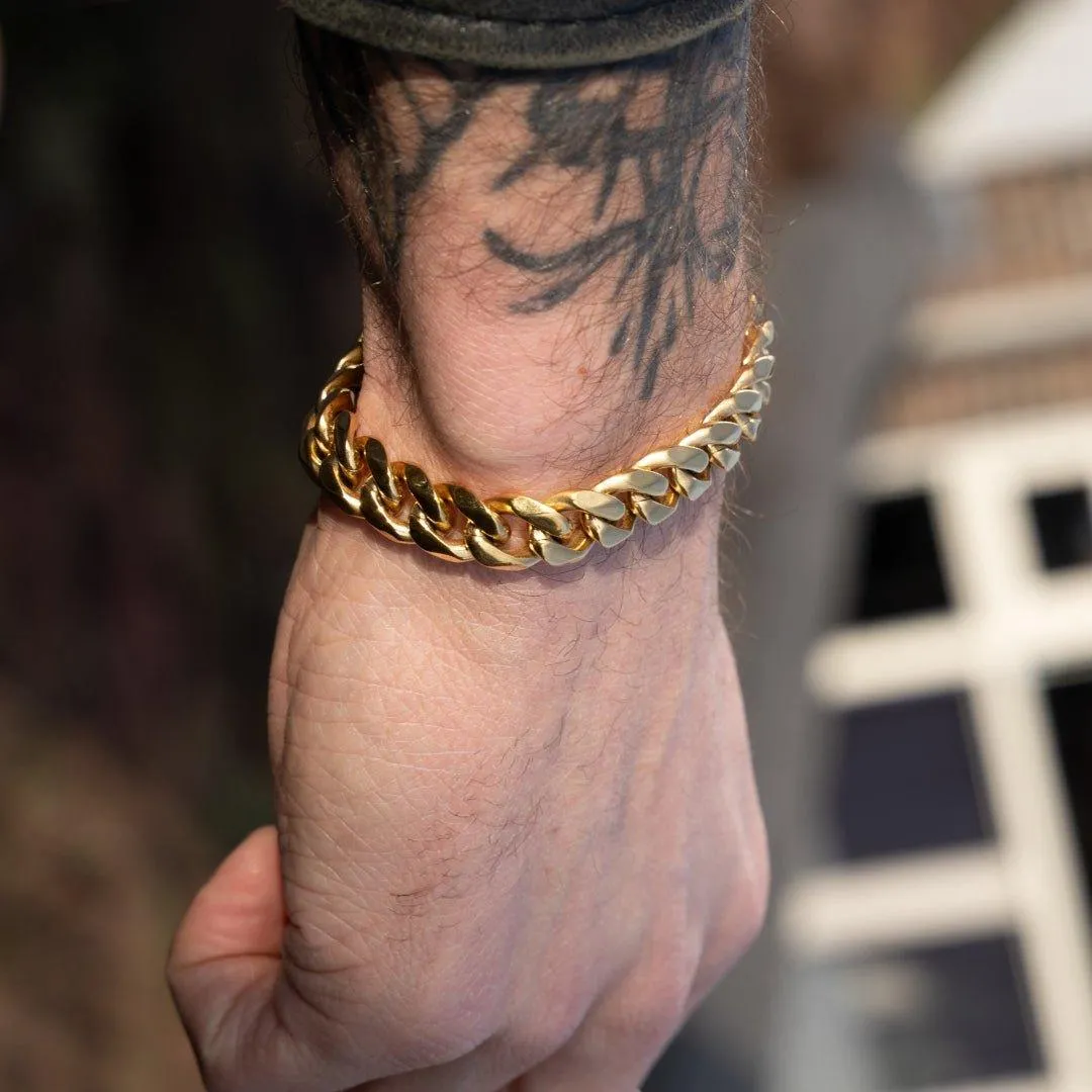 Cuban Bracelet (Gold) 12MM