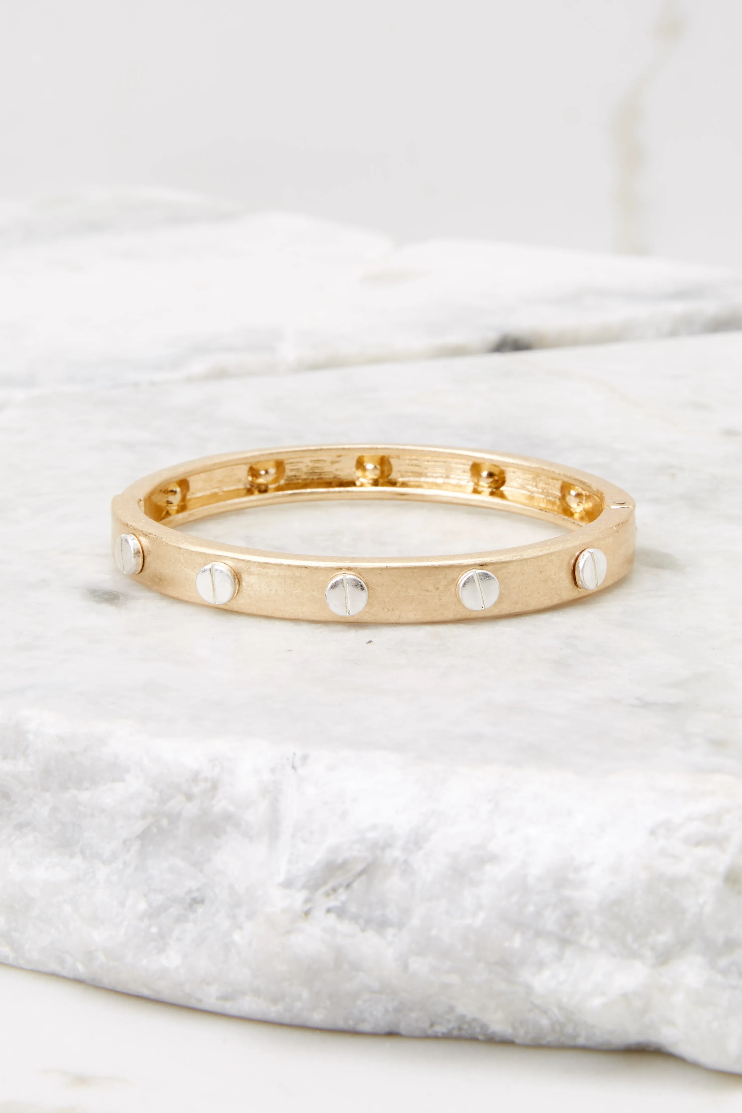 Cusp Of Love Gold Bracelet