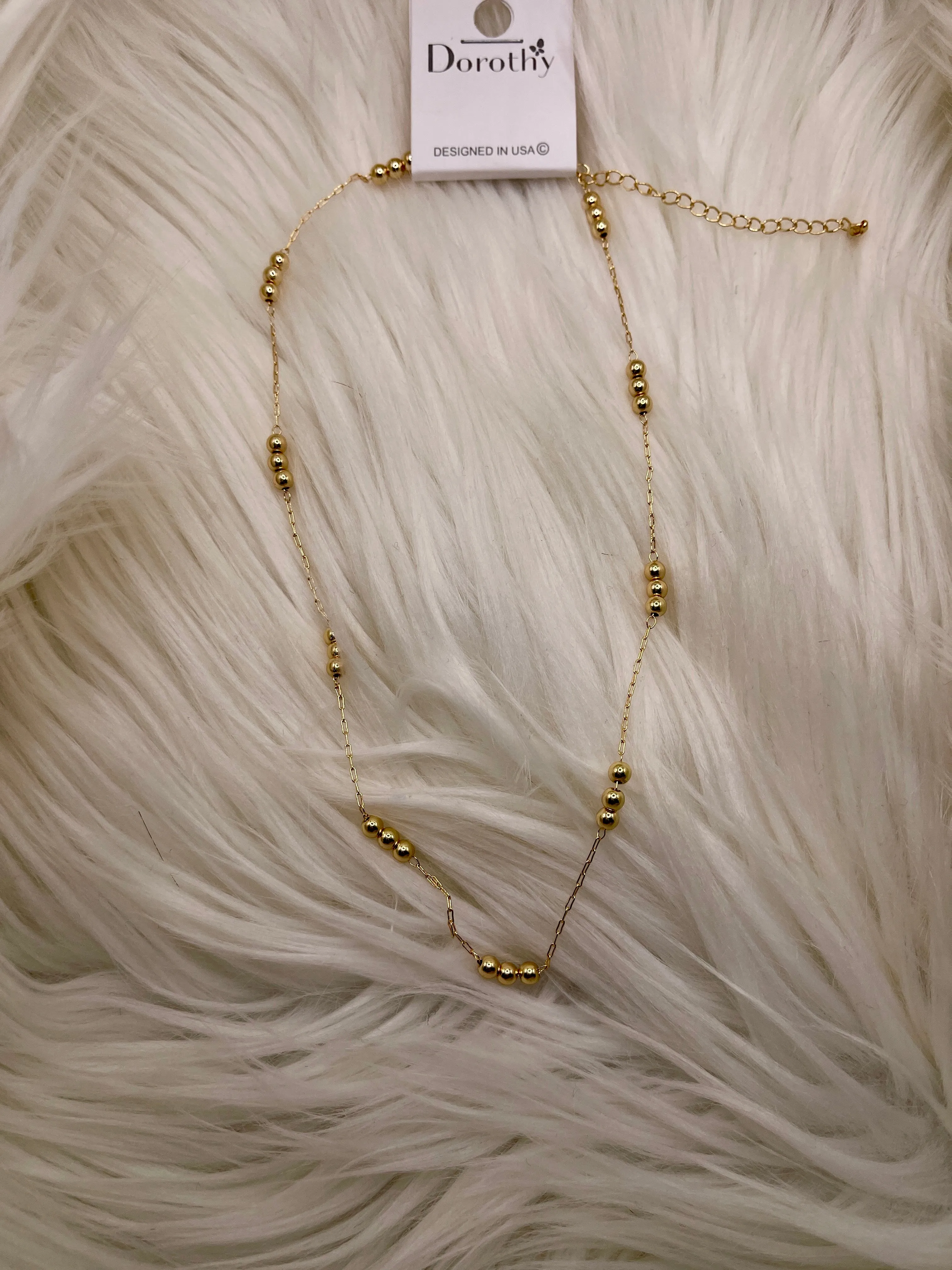 Dainty Beaded Necklace