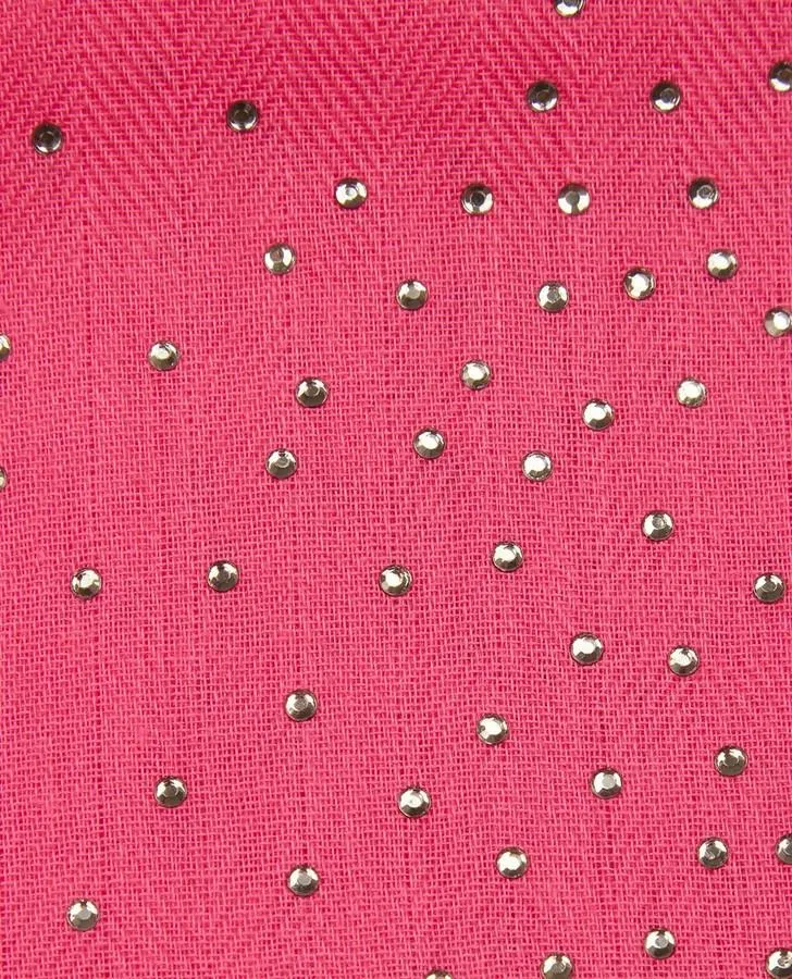 Diamante Hot Pink Scarf