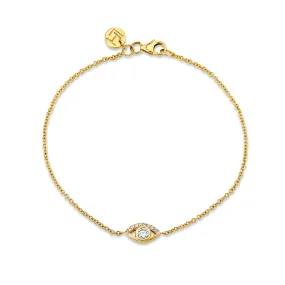 Diamond Angel Eye Bracelet | Ready to Ship