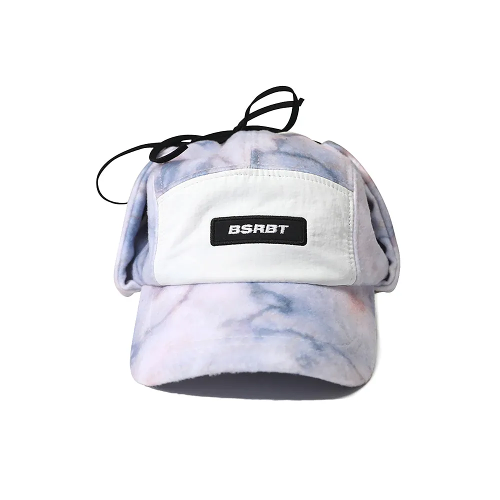 EARFLAP 5 PANEL FLEECE HAT TIE DYE