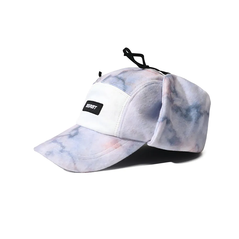 EARFLAP 5 PANEL FLEECE HAT TIE DYE