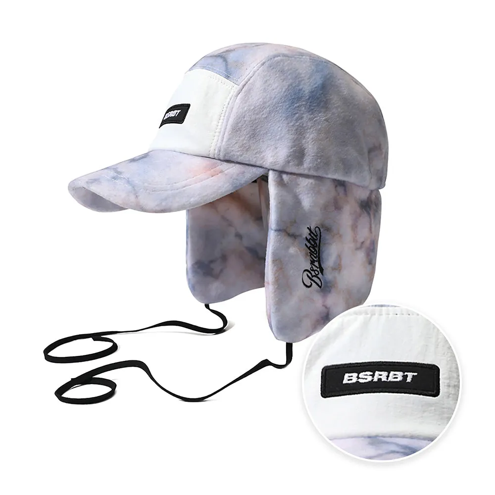 EARFLAP 5 PANEL FLEECE HAT TIE DYE