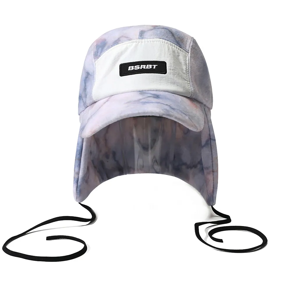 EARFLAP 5 PANEL FLEECE HAT TIE DYE