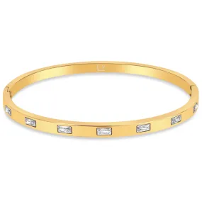 Elena Baguette Bangle Gold