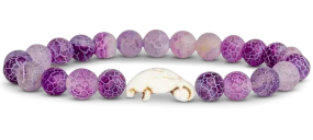 Fahlo Drift Manatee Tracking Bracelet - Coral Reef Violet