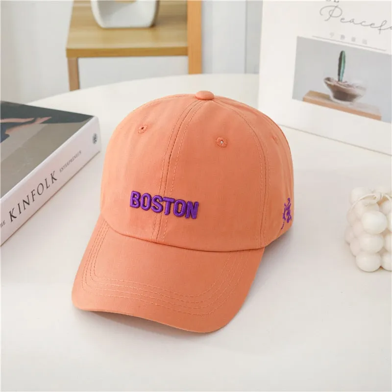 Fashion Women Cap Simple Letter Embroidery Baseball Cap For Women High Quality Female Streetwear Hat