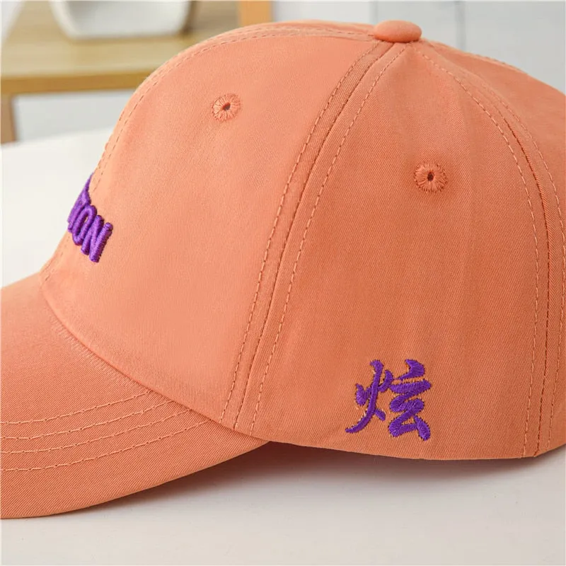 Fashion Women Cap Simple Letter Embroidery Baseball Cap For Women High Quality Female Streetwear Hat