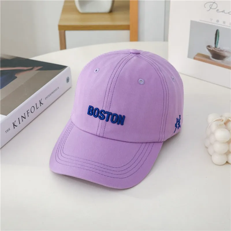 Fashion Women Cap Simple Letter Embroidery Baseball Cap For Women High Quality Female Streetwear Hat