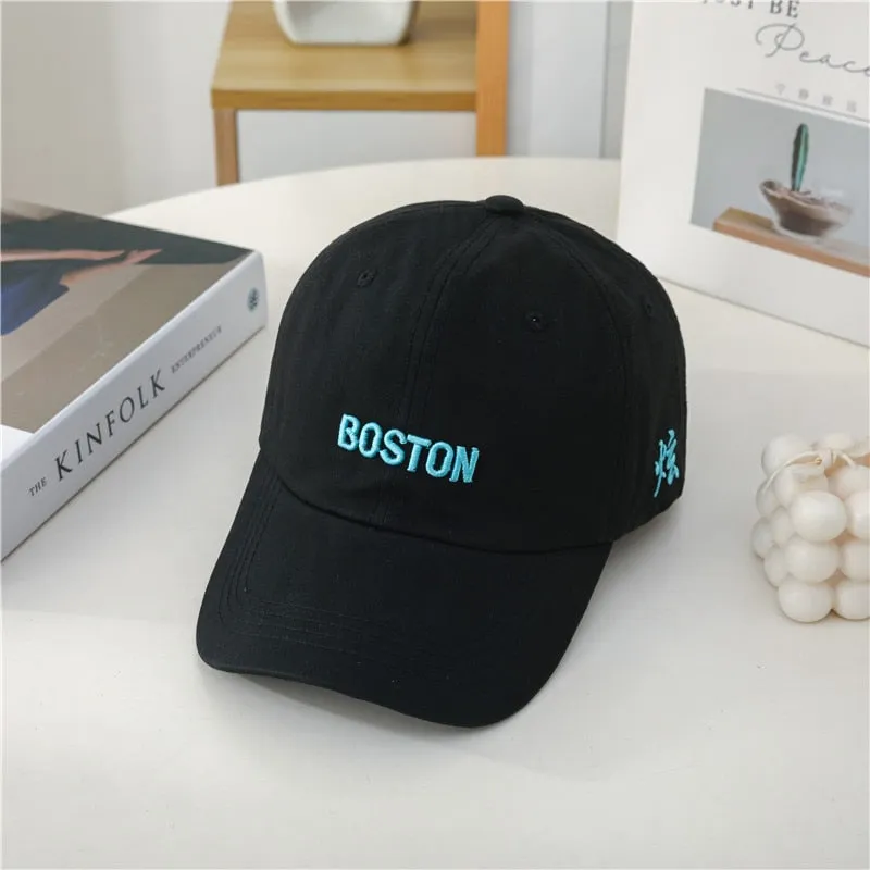 Fashion Women Cap Simple Letter Embroidery Baseball Cap For Women High Quality Female Streetwear Hat