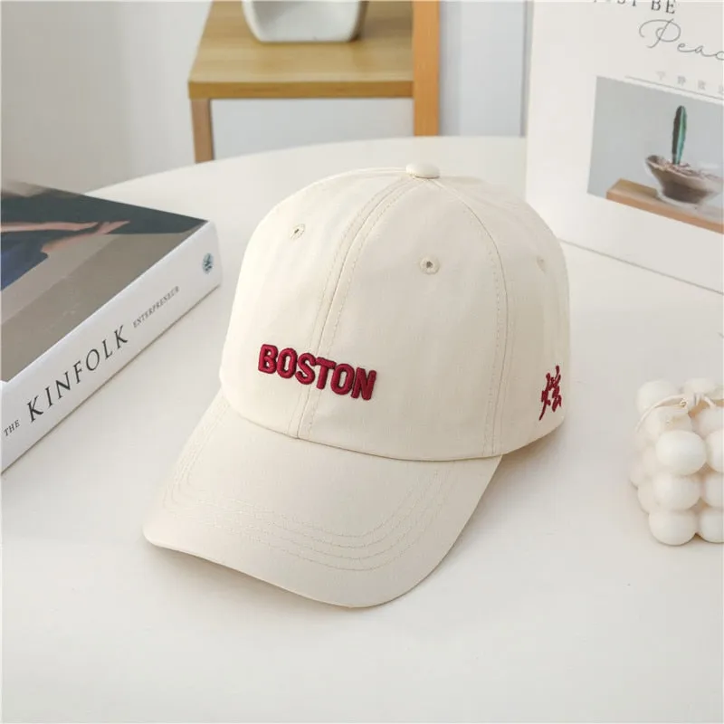Fashion Women Cap Simple Letter Embroidery Baseball Cap For Women High Quality Female Streetwear Hat