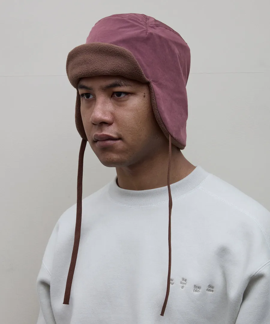 FLEECE EAR FLAP 6-PANEL HAT