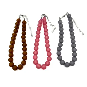 Frosted Muted Hues Marco Necklace