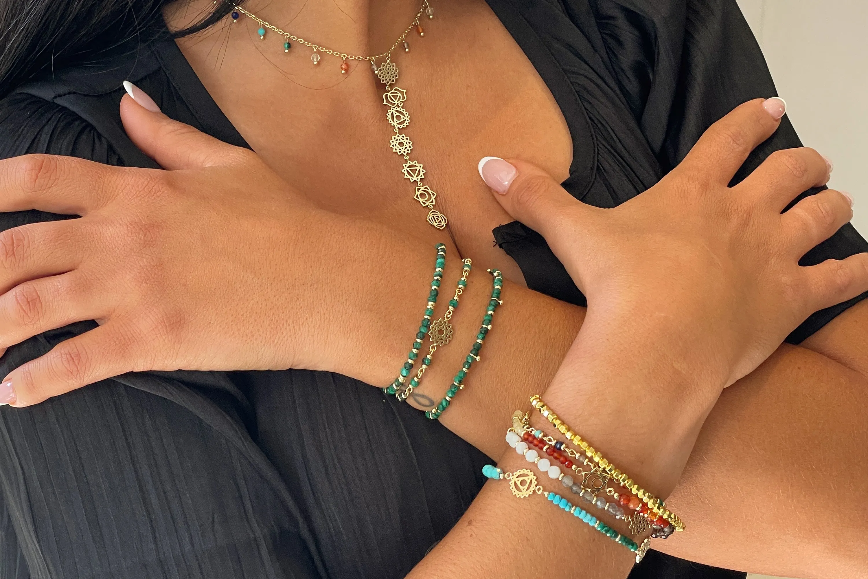 Heart Chakra Bracelet Stack