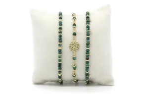 Heart Chakra Bracelet Stack