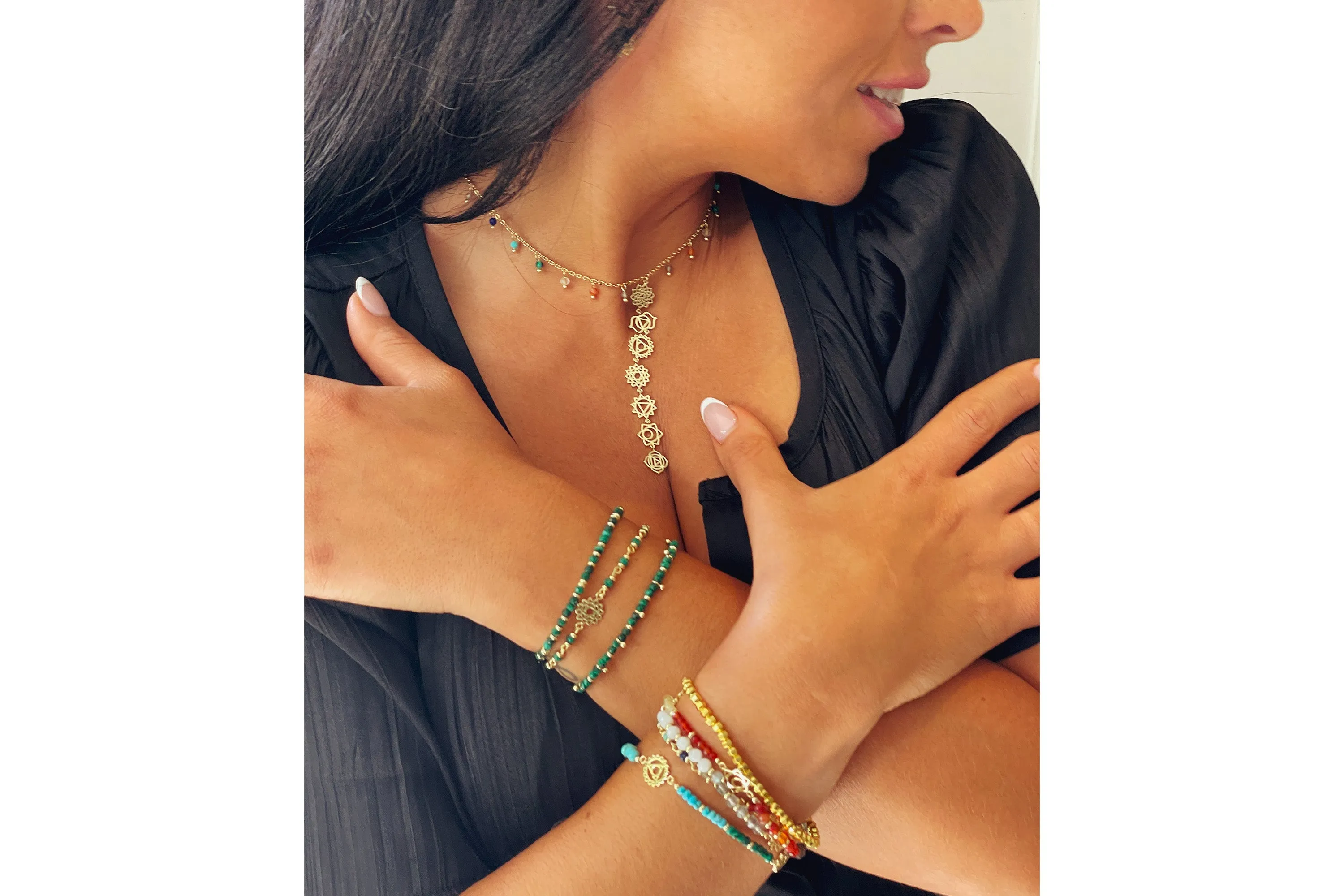 Heart Chakra Bracelet Stack