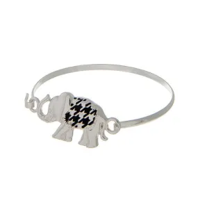 Houndstooth Elephant Bangle
