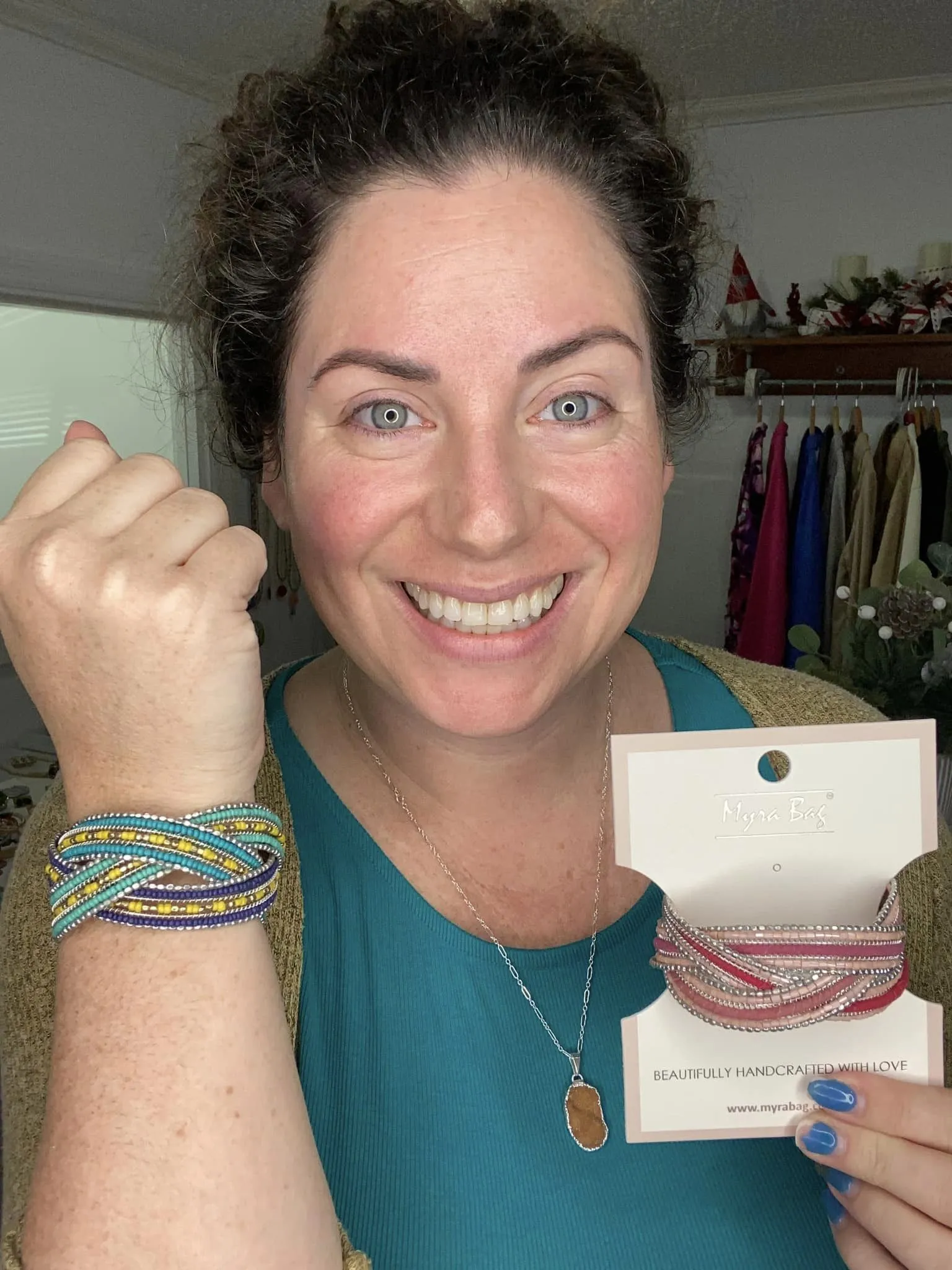 infinite hope beaded cuff