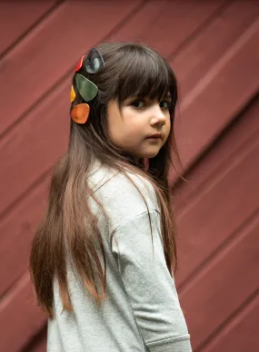 Leather Angled Hairpin