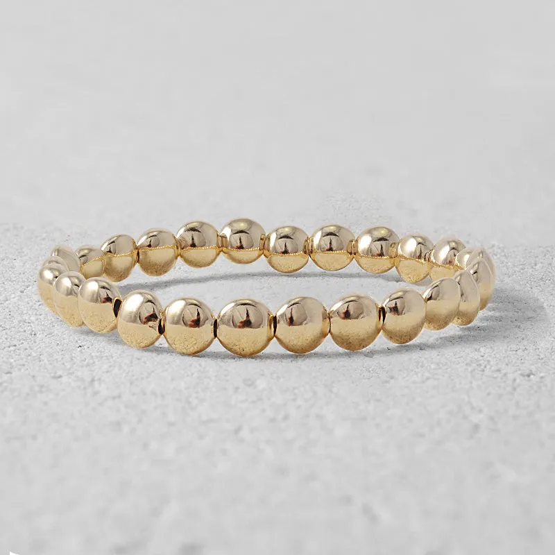London Flat Bead Bracelet
