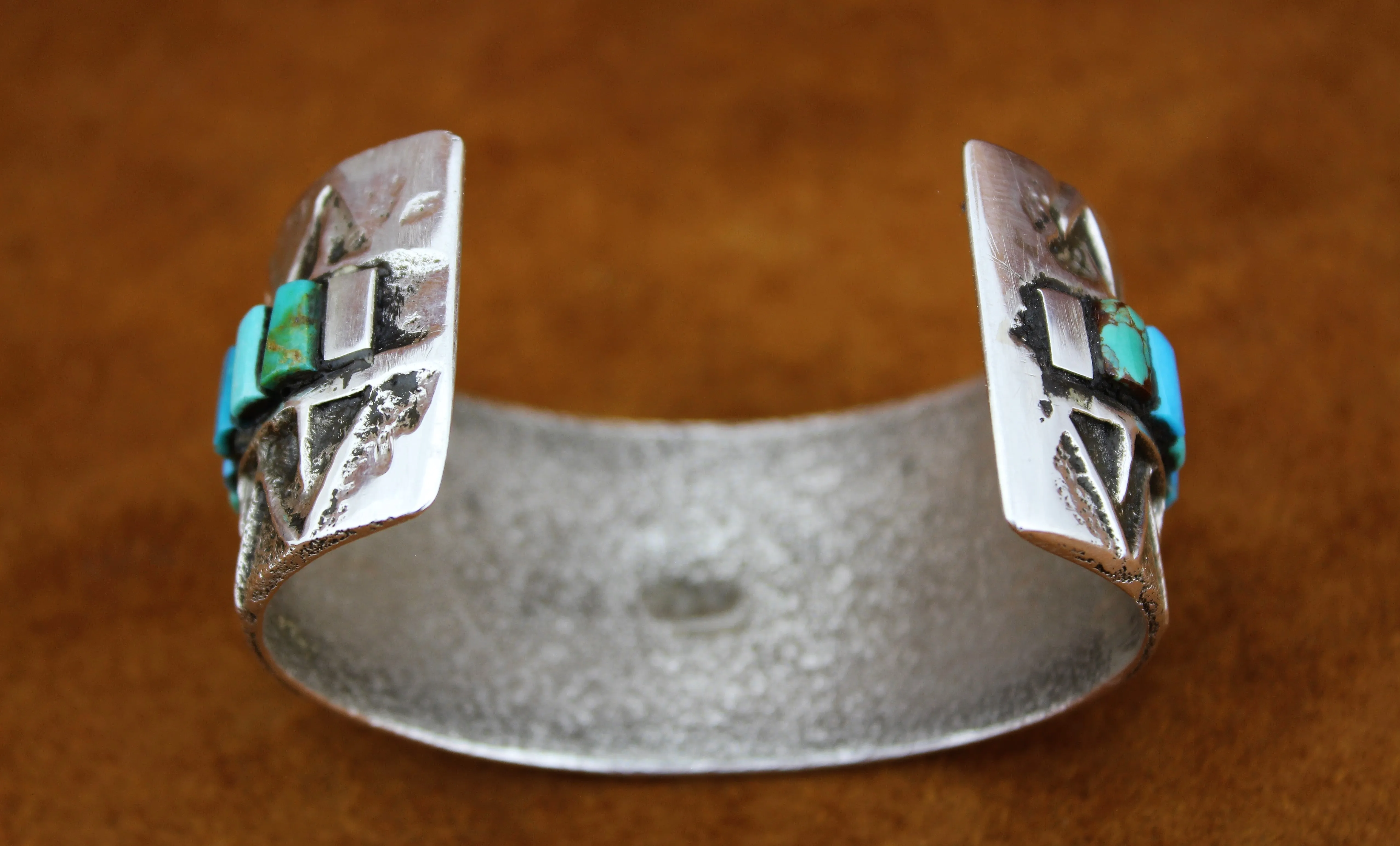Merlin James Tufa Cast Inlay Bracelet