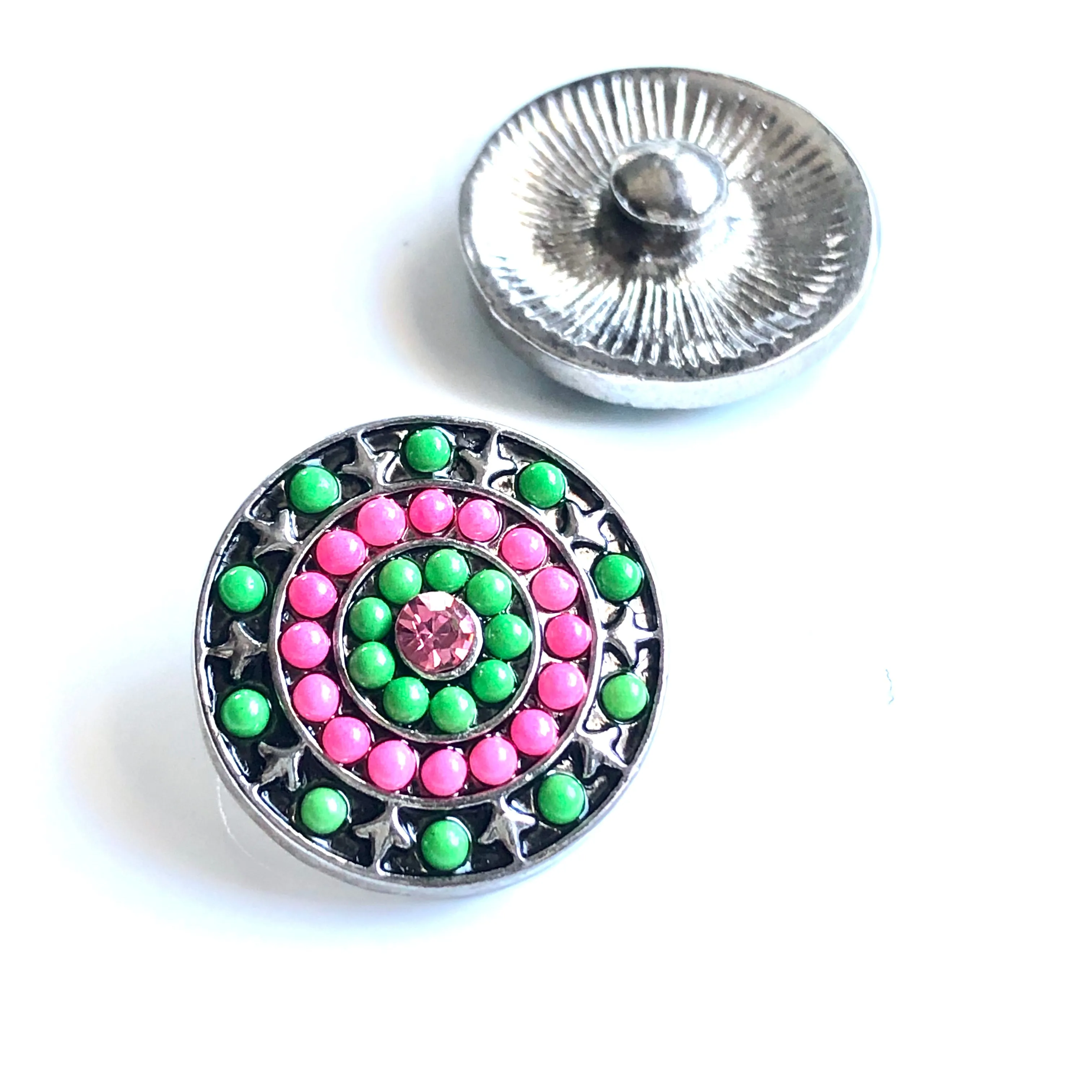 Metal Hairpin click / chunk button 03
